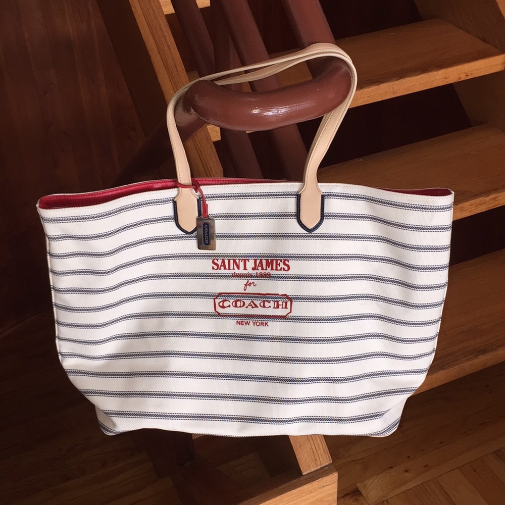 Saint James for Coach NWOT tote
